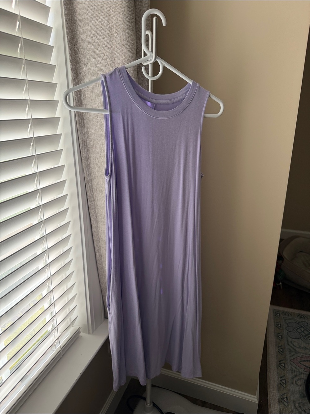 Time and Tru Lavender Sleeveless Midi Dress